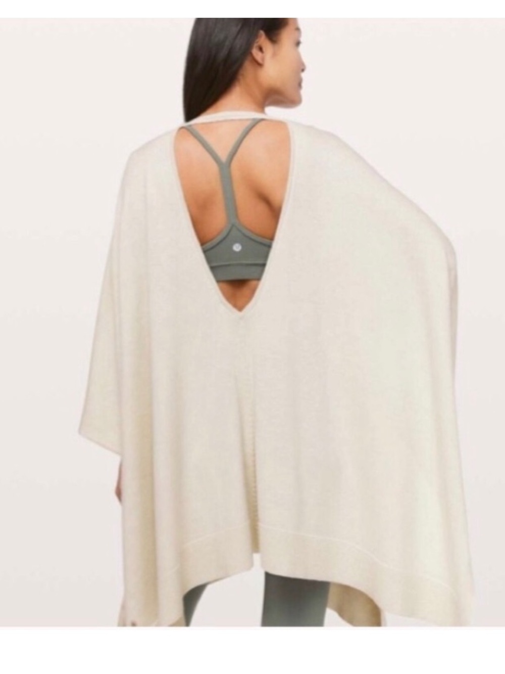 Lululemon Free To Coast Wrap Cardigan Silk Blend OS Chic Athleisure Cozy Boho